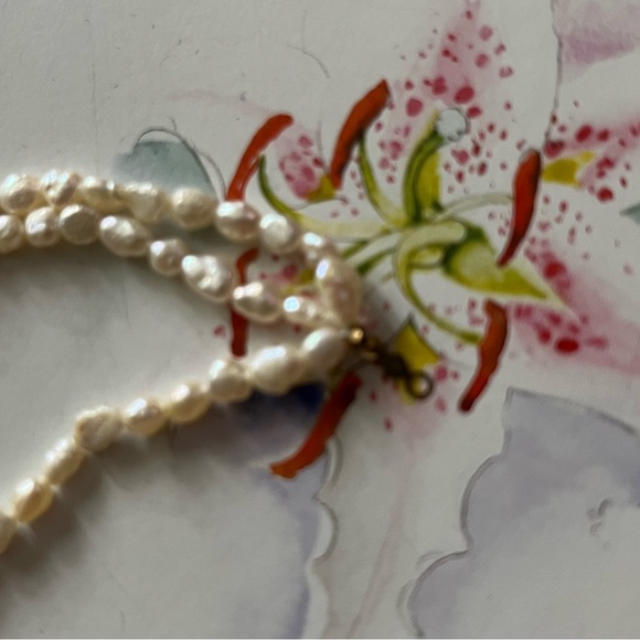 Rice Pearl 14KG Bracelet - Picture 8 of 11